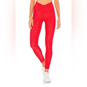 Beach Riot Cara Rib Legging in Red